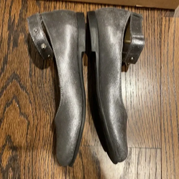 Naturino Norcia girls silver ballet flat shoe 35 - Picture 6 of 9